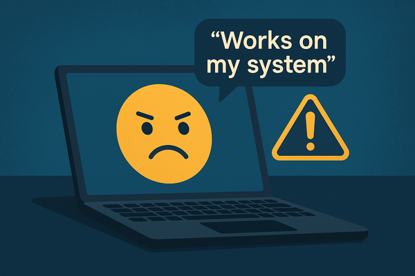 💻 “Works on My System” — An Engineer’s Most Dangerous Phrase